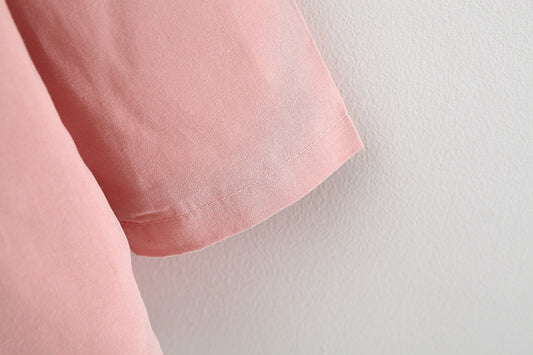 Floral Ruffled Edge Flip Collar Coat